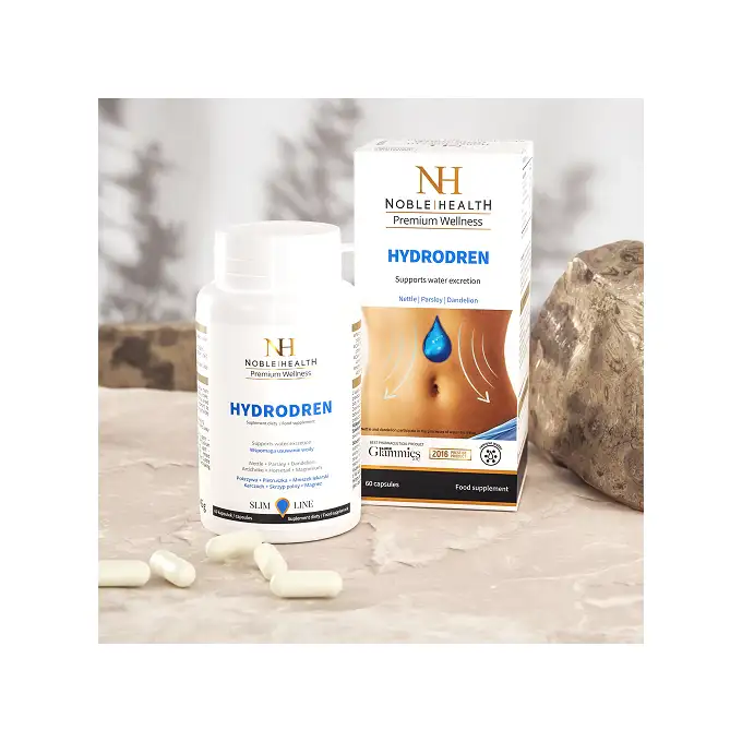 Noble Health Hydrodren wspomaga usuwanie wody z organizmu 60 kapsułek