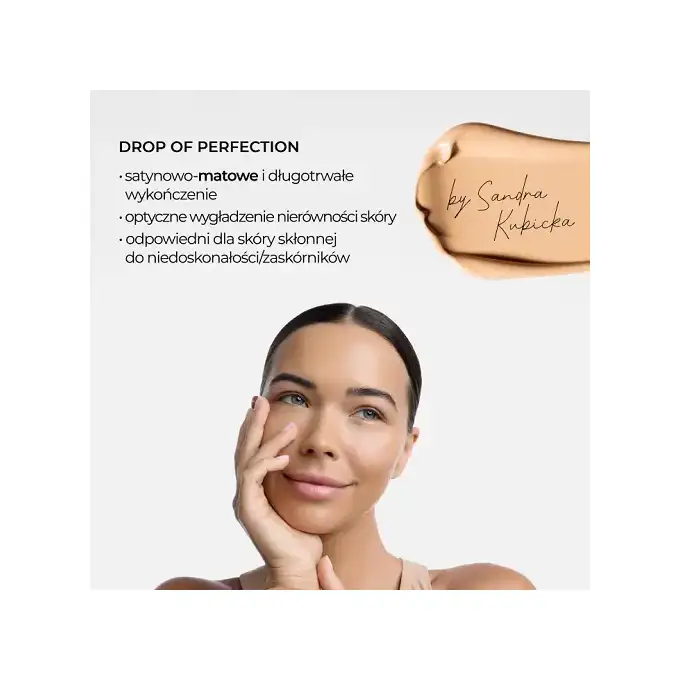 VEOLI BOTANICA Drop Of Perfection Wygładzająco-kryjący krem BB do skóry tłustej i mieszanej 2.5 Beige SPF 20 30 ml